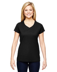 Champion T050 for Team 365 Vapor&#174; Ladies&#39; Cotton Short-Sleeve V-Neck