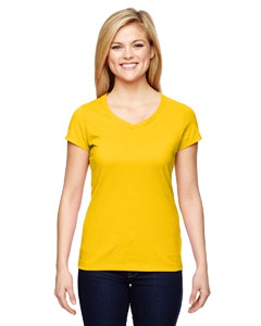 Champion T050 for Team 365 Vapor&#174; Ladies&#39; Cotton Short-Sleeve V-Neck