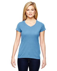 Champion T050 for Team 365 Vapor&#174; Ladies&#39; Cotton Short-Sleeve V-Neck