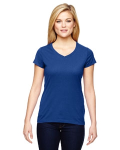 Champion T050 for Team 365 Vapor&#174; Ladies&#39; Cotton Short-Sleeve V-Neck