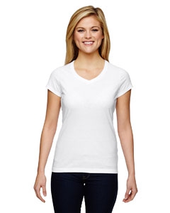 Champion T050 for Team 365 Vapor&#174; Ladies&#39; Cotton Short-Sleeve V-Neck