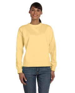 Comfort Colors C1596 Ladies&#39; 10 oz. Garment-Dyed Wide-Band Fleece Crew