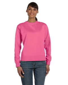 Comfort Colors C1596 Ladies&#39; 10 oz. Garment-Dyed Wide-Band Fleece Crew