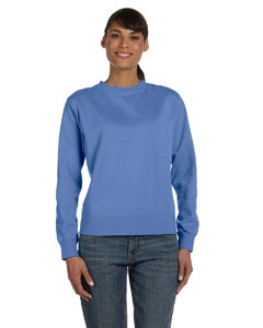 Comfort Colors C1596 Ladies&#39; 10 oz. Garment-Dyed Wide-Band Fleece Crew