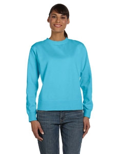 Comfort Colors C1596 Ladies&#39; 10 oz. Garment-Dyed Wide-Band Fleece Crew