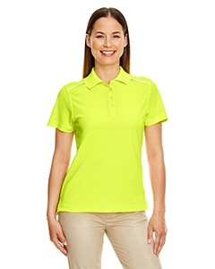 Core 365 78181R Ladies&#39; Radiant Performance Piqu&#233; Polo with Reflective Piping