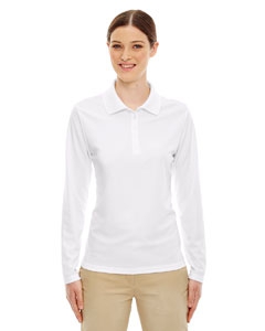 Core 365 78192 Ladies&#39; Pinnacle Performance Long-Sleeve Piqu&#233; Polo