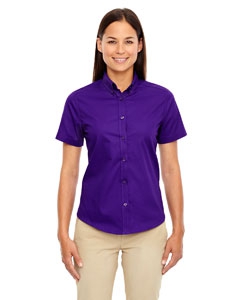 Core 365 78194 Ladies&#39; Optimum Short-Sleeve Twill Shirt