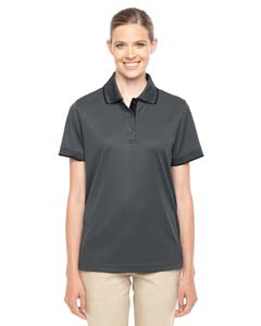 Core 365 78222 Ladies&#39; Motive Performance Pique Polo with Tipped Collar