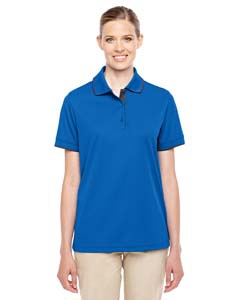 Core 365 78222 Ladies&#39; Motive Performance Pique Polo with Tipped Collar