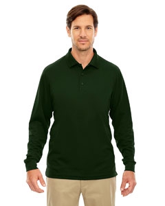 Core 365 88192 Men&#39;s Pinnacle Performance Long-Sleeve Piqu&#233; Polo