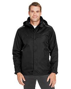 Core 365 88205 Men&#39;s Region 3-in-1 Jacket with Fleece Liner