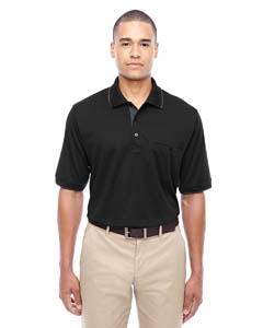 Core 365 88222 Men&#39;s Motive Performance Pique Polo with Tipped Collar