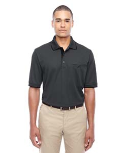 Core 365 88222 Men&#39;s Motive Performance Pique Polo with Tipped Collar