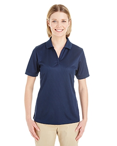 Core 365 CE100W Ladies&#39; Pilot Textured Ottoman Polo