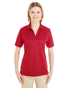 Core 365 CE100W Ladies&#39; Pilot Textured Ottoman Polo