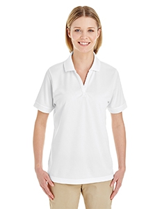 Core 365 CE100W Ladies&#39; Pilot Textured Ottoman Polo