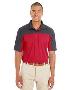 Core 365 CE101 Men&#39;s Balance Colorblock Performance Piqu&#233; Polo