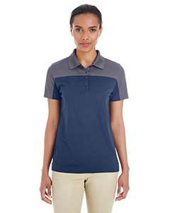 Core 365 CE101W Ladies&#39; Balance Colorblock Performance Piqu&#233; Polo