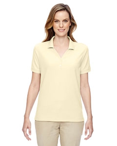 Devon & Jones D100W Ladies&#39; Pima Piqu&#233; Short-Sleeve Y-Collar Polo