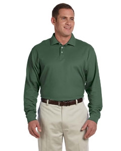 Devon & Jones D110 Men&#39;s Pima Piqu&#233; Long-Sleeve Polo