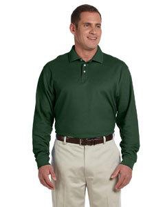 Devon & Jones D110 Men&#39;s Pima Piqu&#233; Long-Sleeve Polo