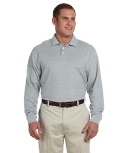 Devon & Jones D110 Men&#39;s Pima Piqu&#233; Long-Sleeve Polo