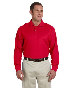 Devon & Jones D110 Men&#39;s Pima Piqu&#233; Long-Sleeve Polo