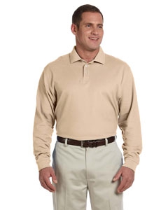 Devon & Jones D110 Men&#39;s Pima Piqu&#233; Long-Sleeve Polo