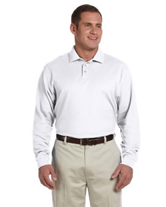 Devon & Jones D110 Men&#39;s Pima Piqu&#233; Long-Sleeve Polo