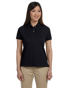 Devon & Jones D140SW Ladies&#39; Solid Perfect Pima Interlock Polo