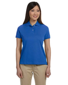 Devon & Jones D140SW Ladies&#39; Solid Perfect Pima Interlock Polo