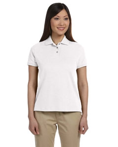 Devon & Jones D140SW Ladies&#39; Solid Perfect Pima Interlock Polo