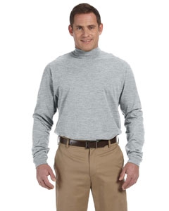 Devon & Jones D420 Sueded Cotton Jersey Mock Turtleneck