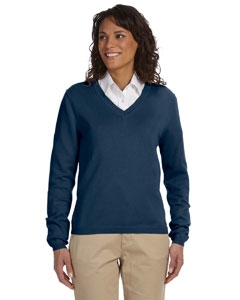 Devon & Jones D475W Ladies&#39; V-Neck Sweater