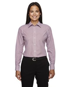 Devon & Jones D645W Ladies&#39; Crown Collection Banker Stripe