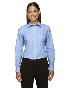 Devon & Jones D645W Ladies&#39; Crown Collection Banker Stripe