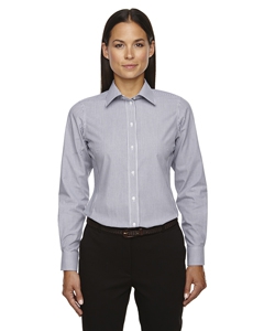 Devon & Jones D645W Ladies&#39; Crown Collection Banker Stripe