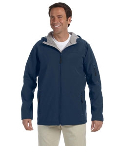 Devon & Jones D998 Men&#39;s Hooded Soft Shell Jacket