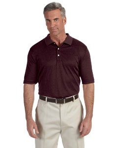 Devon & Jones DG210 Pima-Tech Men&#39;s Jet Pique Heather Polo