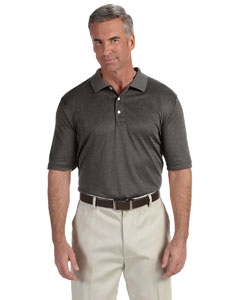 Devon & Jones DG210 Pima-Tech Men&#39;s Jet Pique Heather Polo