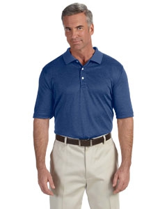 Devon & Jones DG210 Pima-Tech Men&#39;s Jet Pique Heather Polo