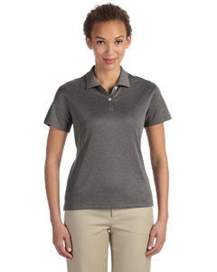 Devon & Jones DG210W Pima-Tech Ladies&#39; Jet Pique Heather Polo