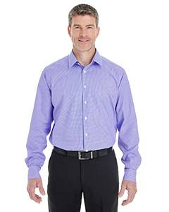 Devon & Jones DG532 Men&#39;s Crown Woven Collection RoyalDobby Shirt