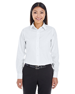 Devon & Jones DG532W Ladies&#39; Crown Woven Collection Royal Dobby Shirt