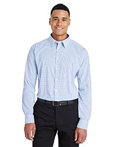 Devon & Jones DG540 Men&#39;s CrownLux Performance Micro Windowpane Shirt