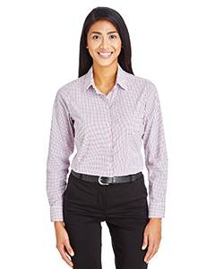 Devon & Jones DG540W Ladies&#39; CrownLux Performance Micro Windowpane Shirt