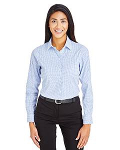 Devon & Jones DG540W Ladies&#39; CrownLux Performance Micro Windowpane Shirt