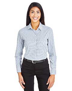 Devon & Jones DG540W Ladies&#39; CrownLux Performance Micro Windowpane Shirt