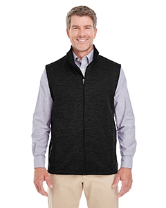 Devon & Jones DG797 Men&#39;s Newbury M&#233;langeFleece Vest